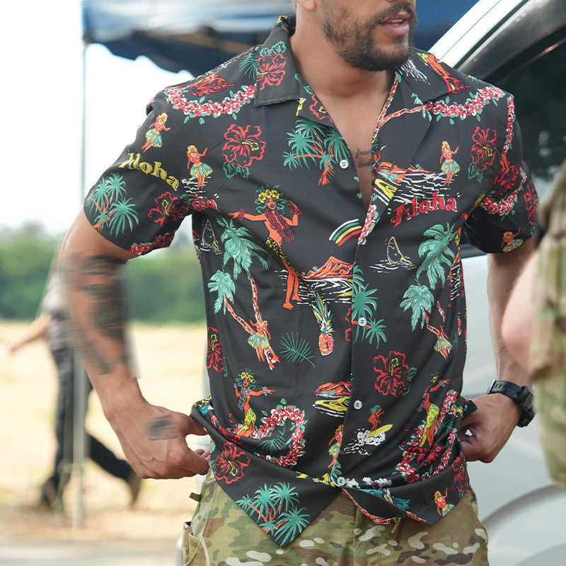 เสื้อฮาวาย VALOR PX - Aloha Vibe Hawaii Shirts เสื้อใส่เที่ยว
