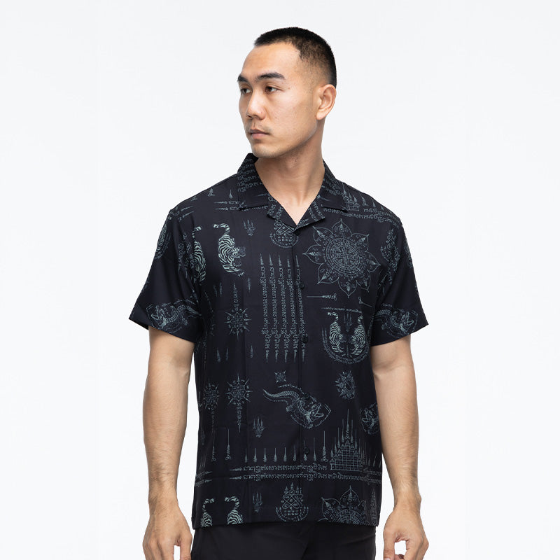 เสื้อโปโล VALOR PX - Kongkapan Hawaii Shirts เสื้อใส่เที่ยว ลายเชิ้ตลายกราฟฟิค