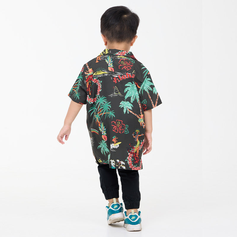 เสื้อฮาวาย VALOR PX - Aloha Vibe Kids' Hawaii Shirts เสื้อใส่เที่ยว สำหรับเด็ก