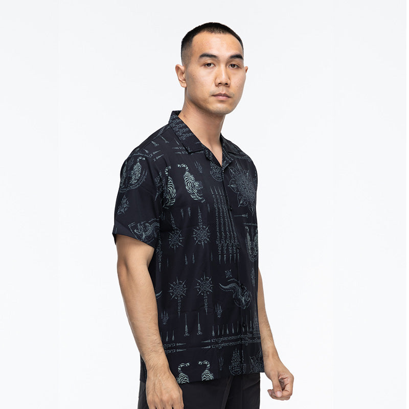 เสื้อโปโล VALOR PX - Kongkapan Hawaii Shirts เสื้อใส่เที่ยว ลายเชิ้ตลายกราฟฟิค