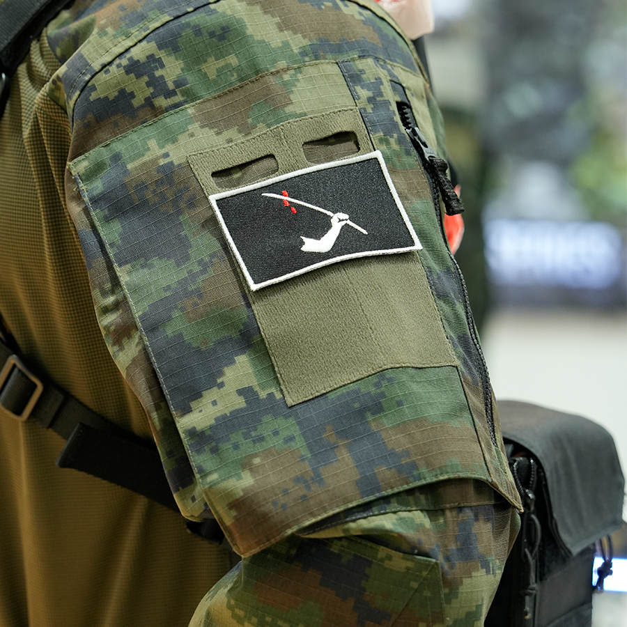 แพทช์ปัก VALOR PX - Embroidered Patch "Jolly Roger" อาร์มติดเสื้อ ขนาด 8cm x 5cm