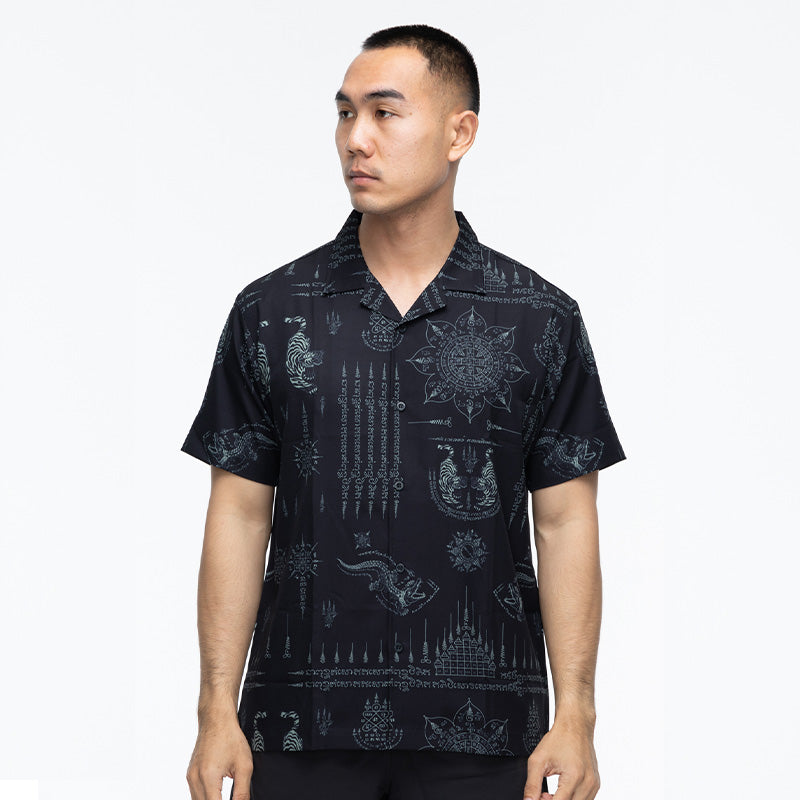 เสื้อโปโล VALOR PX - Kongkapan Hawaii Shirts เสื้อใส่เที่ยว ลายเชิ้ตลายกราฟฟิค