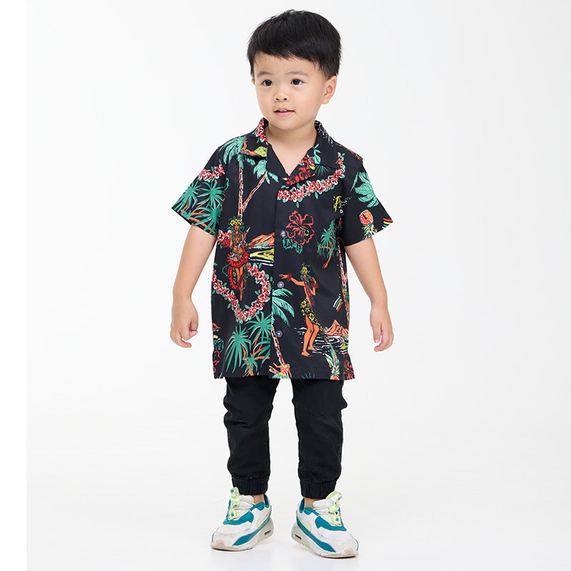 เสื้อฮาวายเด็ก VALOR PX - Aloha Vibe Kids Hawaii Shirt