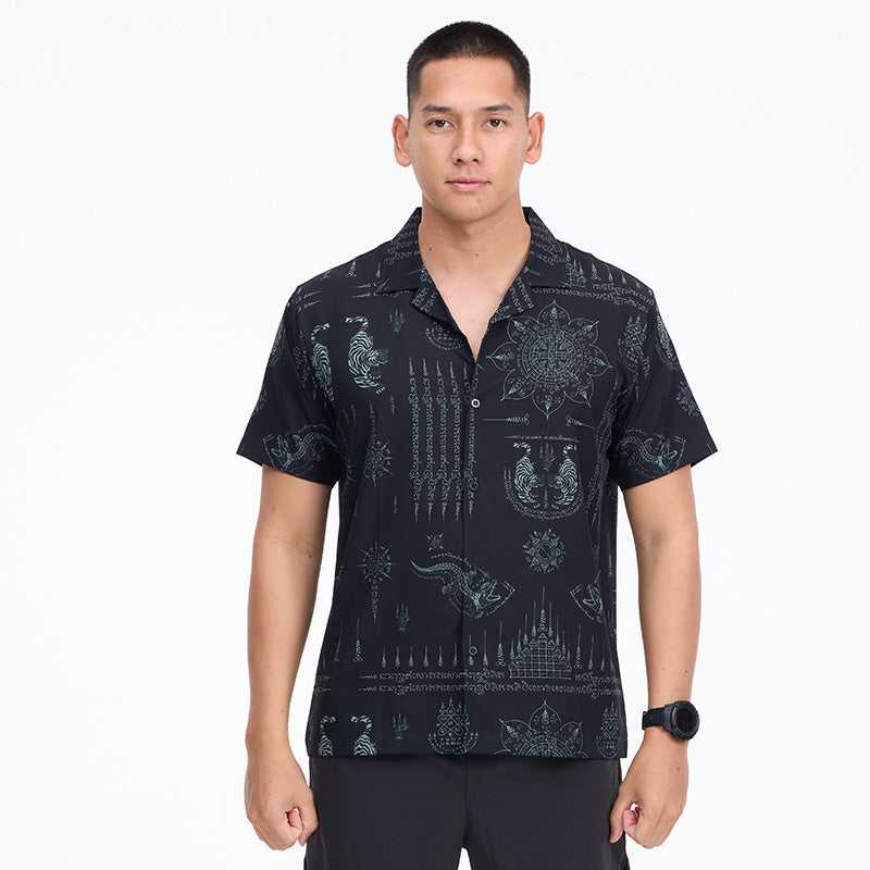 เสื้อโปโล VALOR PX - Kongkapan Hawaii Shirts เสื้อใส่เที่ยว ลายเชิ้ตลายกราฟฟิค