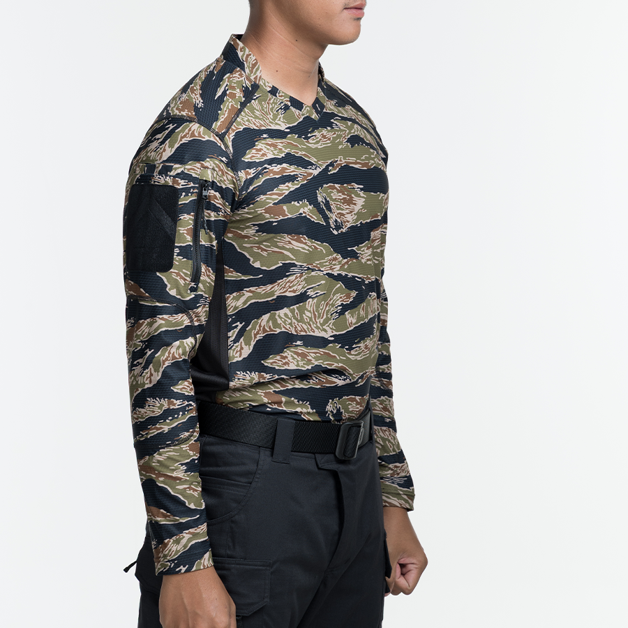 เสื้อทหาร แขนยาว VALOR PX - Standard Operation Shirt, SOS Gen2 เสื้อลายพราง คอวี