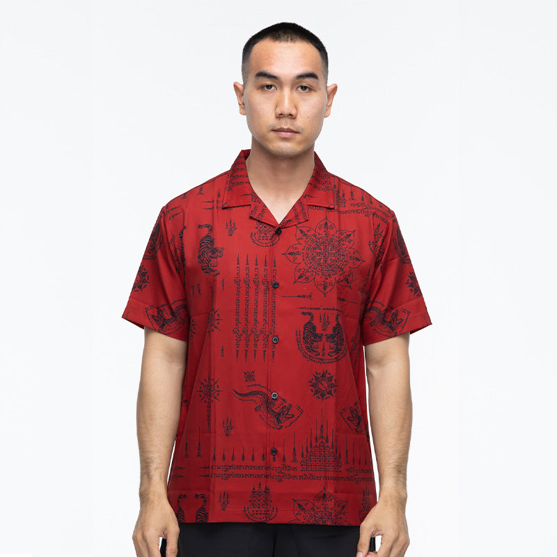 เสื้อโปโล VALOR PX - Kongkapan Hawaii Shirts เสื้อใส่เที่ยว ลายเชิ้ตลายกราฟฟิค