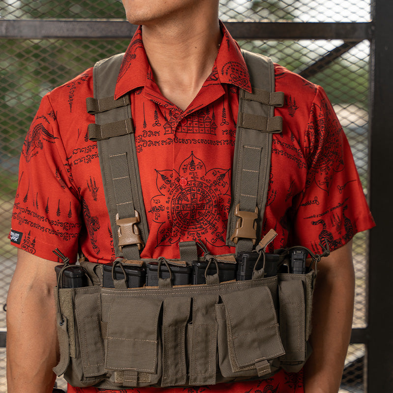 เสื้อโปโล VALOR PX - Kongkapan Hawaii Shirts เสื้อใส่เที่ยว ลายเชิ้ตลายกราฟฟิค