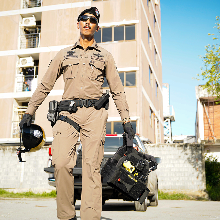 ชุดเครื่องแบบตำรวจสายตรวจ VALOR PX - Patrol Police Suit Uniform ครบชุด เสื้อ และ กางเกง