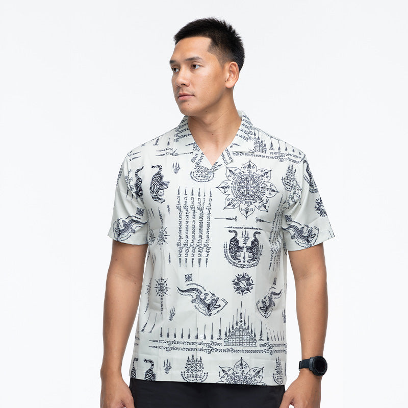 เสื้อโปโล VALOR PX - Kongkapan Hawaii Shirts เสื้อใส่เที่ยว ลายเชิ้ตลายกราฟฟิค