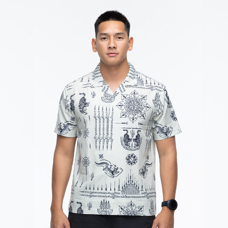 เสื้อโปโล VALOR PX - Kongkapan Hawaii Shirts เสื้อใส่เที่ยว ลายเชิ้ตลายกราฟฟิค