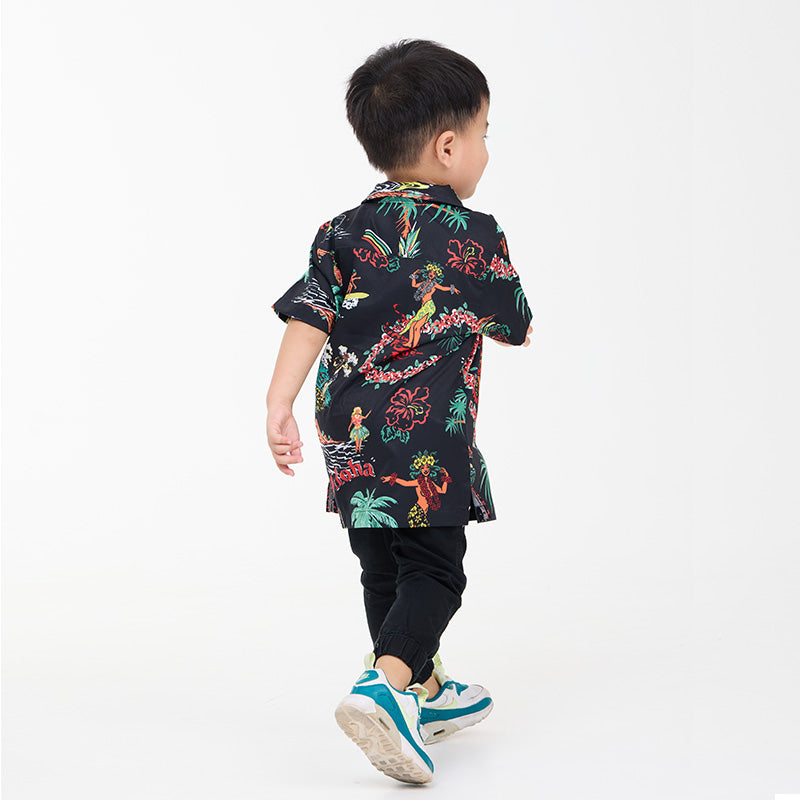 เสื้อฮาวาย VALOR PX - Aloha Vibe Kids' Hawaii Shirts เสื้อใส่เที่ยว สำหรับเด็ก