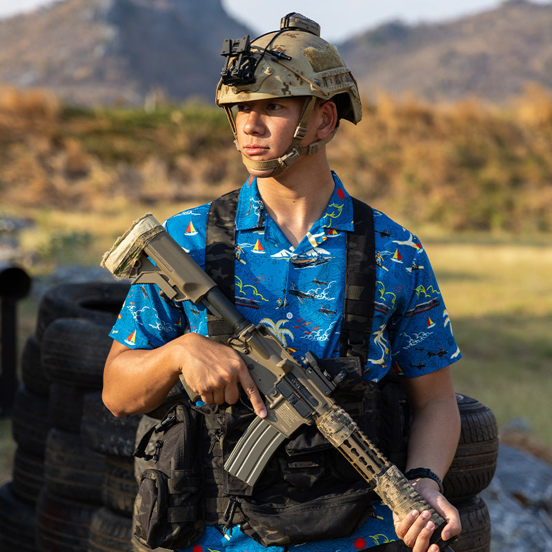 เสื้อฮาวาย VALOR PX - Midway Hawaii Shirts