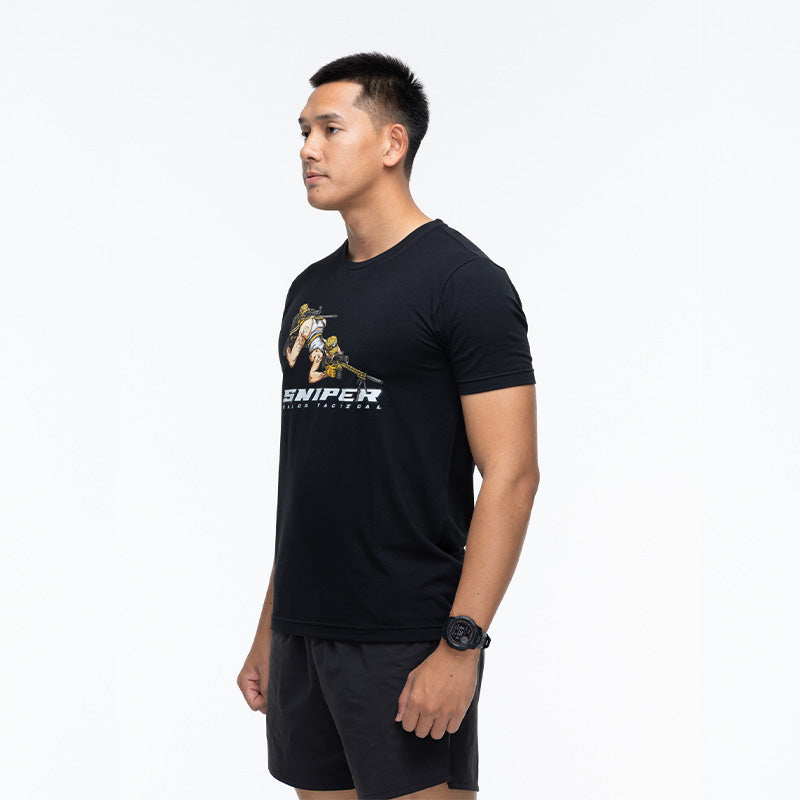 เสื้อยืดสกรีนลาย VALOR PX - Sniper T-Shirt 2024 เสื้อใส่เที่ยว ลายกราฟฟิค