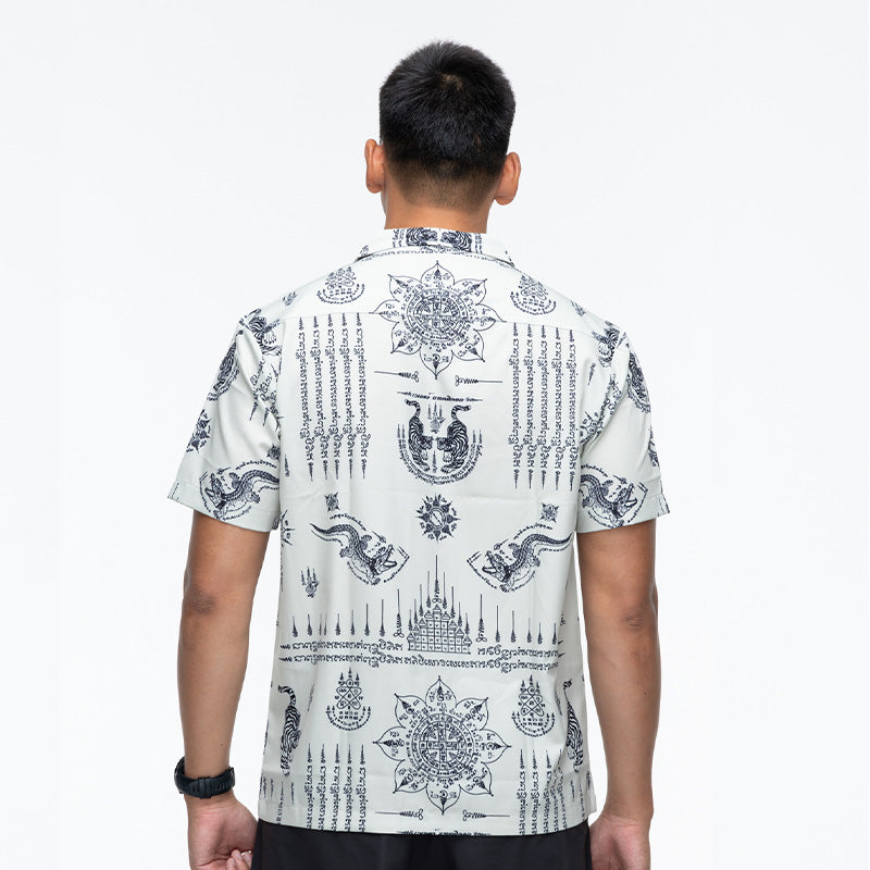 เสื้อโปโล VALOR PX - Kongkapan Hawaii Shirts เสื้อใส่เที่ยว ลายเชิ้ตลายกราฟฟิค