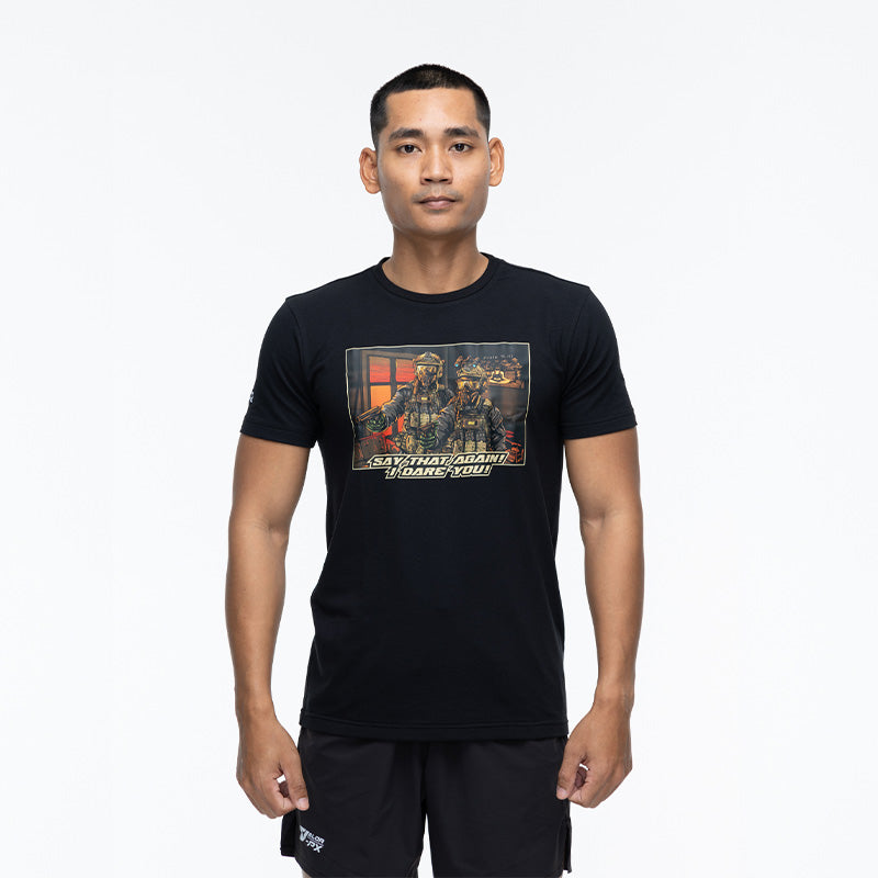 เสื้อยืดสกรีนลาย VALOR PX - Say That Again I Dare You T-Shirt 2024