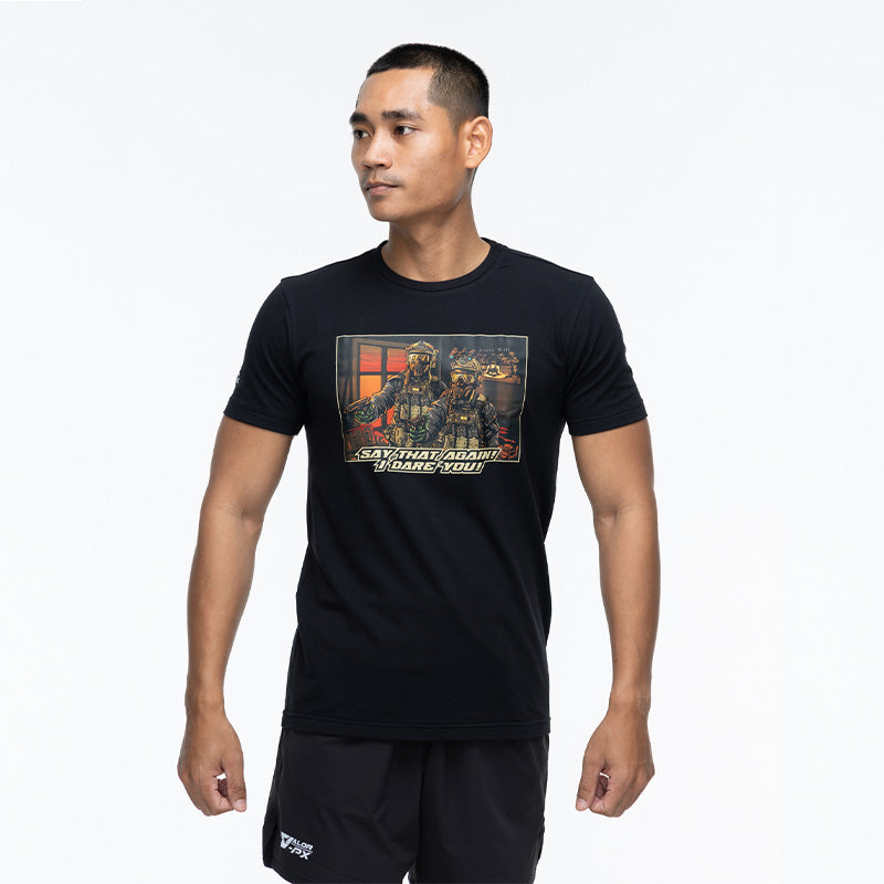 เสื้อยืดสกรีนลาย VALOR PX - Say That Again I Dare You T-Shirt 2024