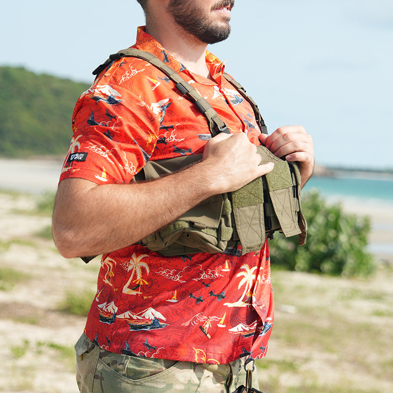 เสื้อฮาวาย VALOR PX - Midway Hawaii Shirts เสื้อใส่เที่ยว
