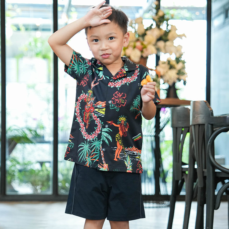 เสื้อฮาวายเด็ก VALOR PX - Aloha Vibe Kids Hawaii Shirt