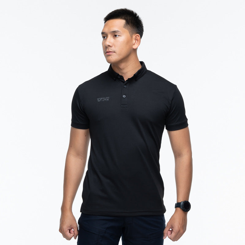 เสื้อโปโล VALOR PX - Proper Polo Shirts (Hiden 3D Screen Logo) เสื้อโปโลแขนสั้น ใส่สบาย
