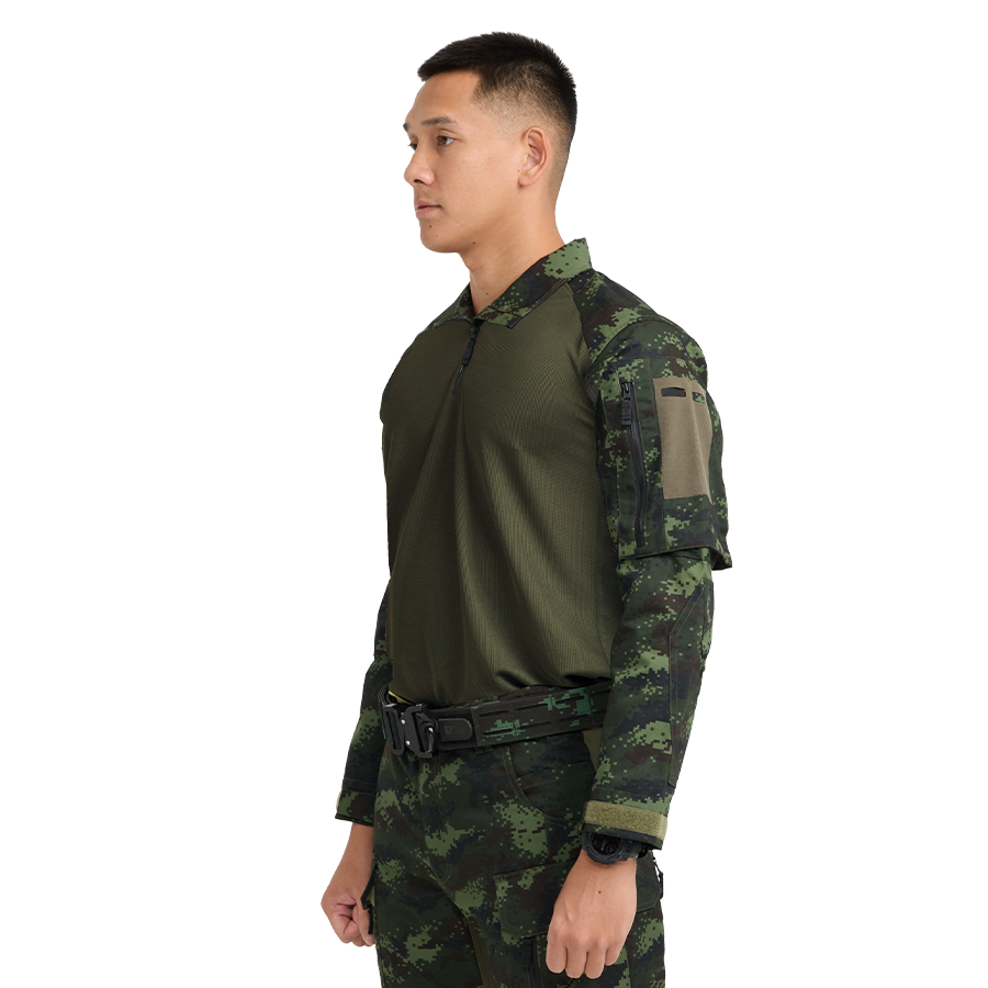 เสื้อทหาร Valor PX - Native Combat Shirt เสื้อคอมแบทลายพราง ทหารบก