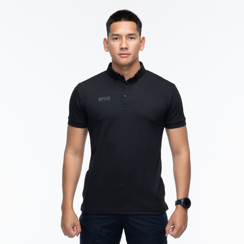เสื้อโปโล VALOR PX - Proper Polo Shirts (Hiden 3D Screen Logo) เสื้อโปโลแขนสั้น ใส่สบาย
