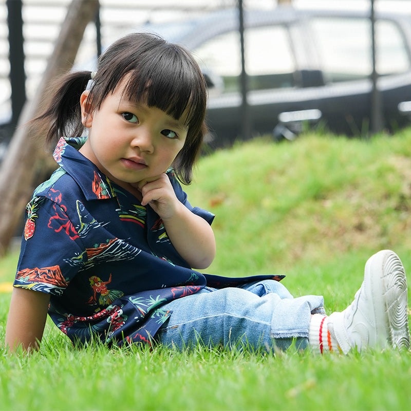 เสื้อฮาวายเด็ก VALOR PX - Aloha Vibe Kids Hawaii Shirt