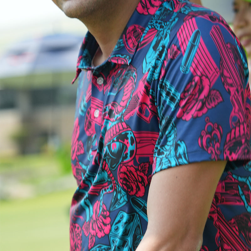 เสื้อโปโลฮาวาย VALOR PX - Venom Royale Polo Hawaii Shirt