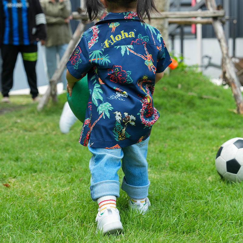 เสื้อฮาวาย VALOR PX - Aloha Vibe Kids' Hawaii Shirts เสื้อใส่เที่ยว สำหรับเด็ก