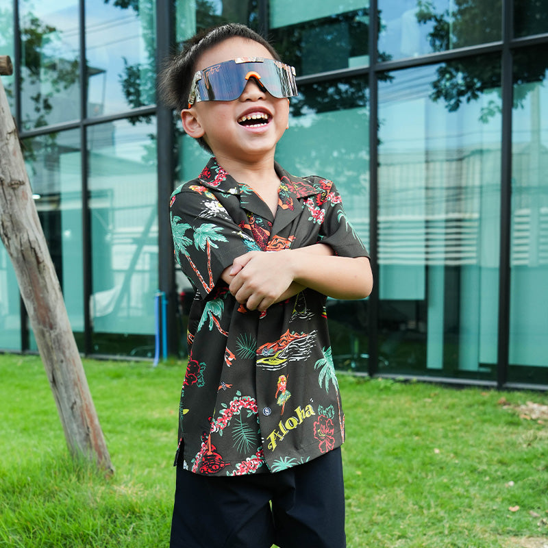 เสื้อฮาวายเด็ก VALOR PX - Aloha Vibe Kids Hawaii Shirt