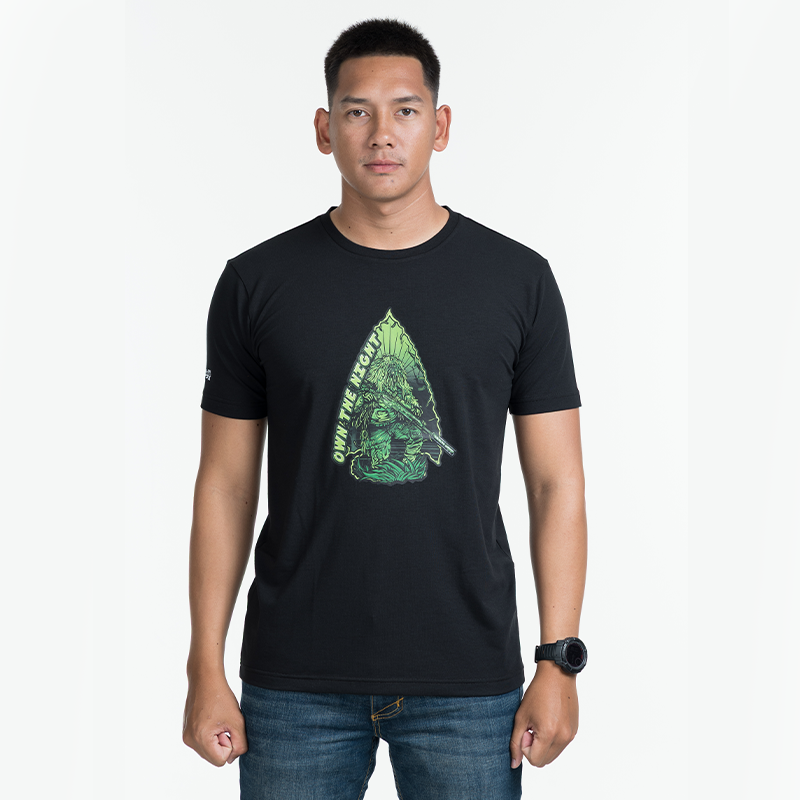 เสื้อยืดสกรีนลาย VALOR PX - OWN THE NIGHT T-Shirt เสื้อใส่เที่ยว ลายกราฟฟิค