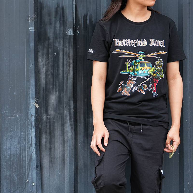 เสื้อยืดสกรีนลาย VALOR PX - Battlefield HowI T-Shirt เสื้อใส่เที่ยว ลายกราฟฟิค