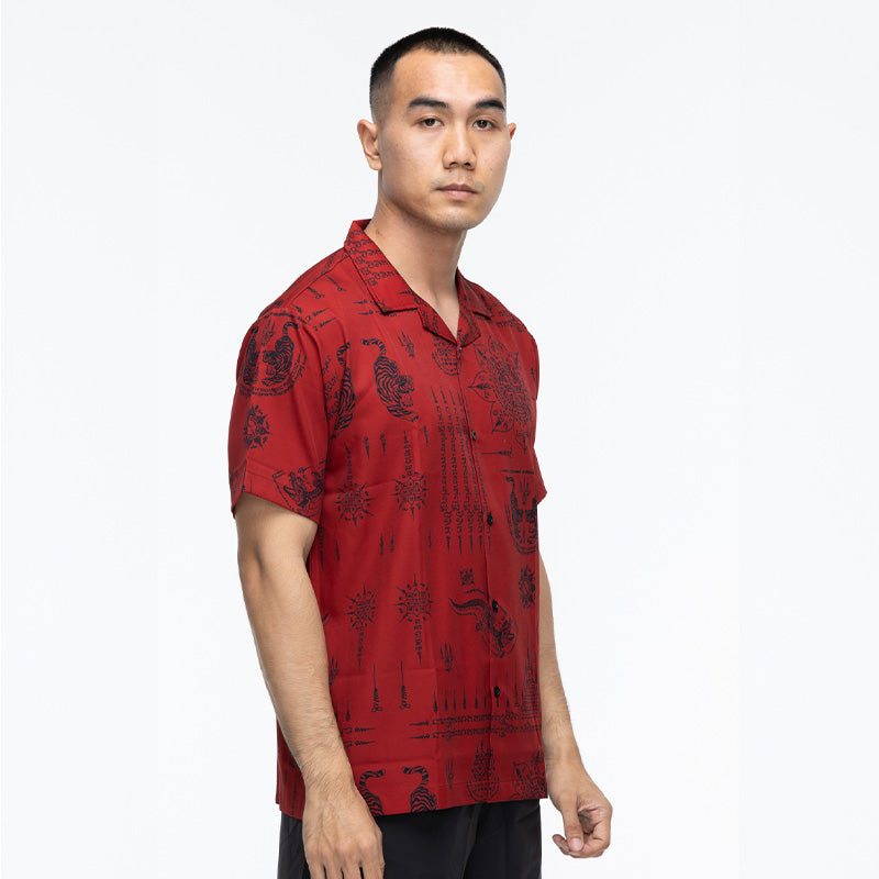 เสื้อโปโล VALOR PX - Kongkapan Hawaii Shirts เสื้อใส่เที่ยว ลายเชิ้ตลายกราฟฟิค