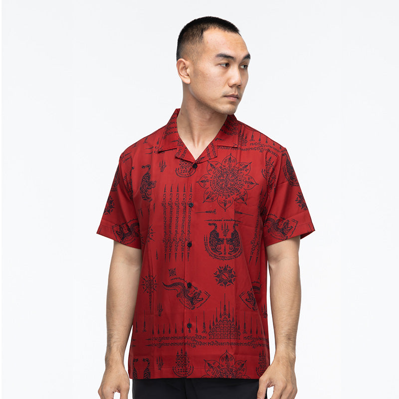 เสื้อโปโล VALOR PX - Kongkapan Hawaii Shirts เสื้อใส่เที่ยว ลายเชิ้ตลายกราฟฟิค