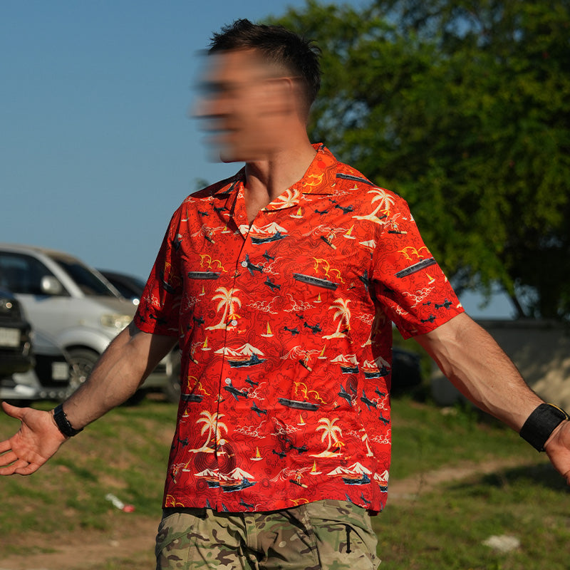 เสื้อฮาวาย VALOR PX - Midway Hawaii Shirts เสื้อใส่เที่ยว