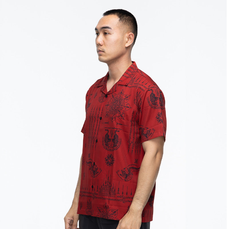 เสื้อโปโล VALOR PX - Kongkapan Hawaii Shirts เสื้อใส่เที่ยว ลายเชิ้ตลายกราฟฟิค