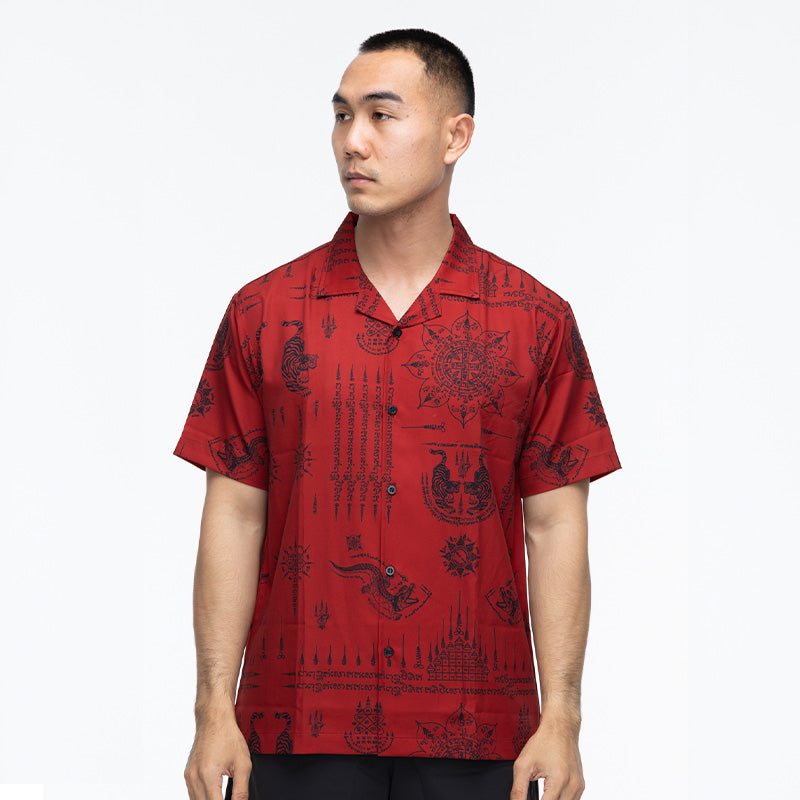 เสื้อโปโล VALOR PX - Kongkapan Hawaii Shirts เสื้อใส่เที่ยว ลายเชิ้ตลายกราฟฟิค