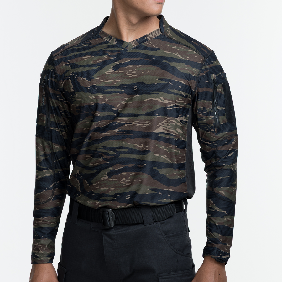 เสื้อทหาร แขนยาว VALOR PX - Standard Operation Shirt, SOS Gen2 เสื้อลายพราง คอวี
