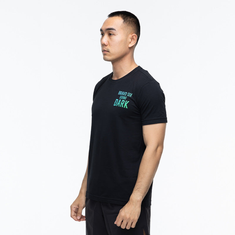 เสื้อยืดสกรีนลาย VALOR PX - Bravo Six Going Dark T-Shirt 2024
