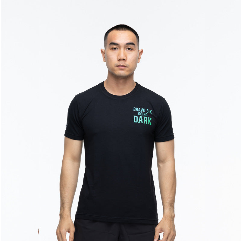 เสื้อยืดสกรีนลาย VALOR PX - Bravo Six Going Dark T-Shirt 2024