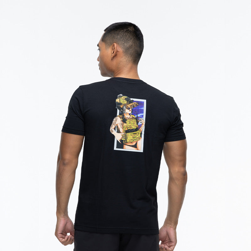 เสื้อยืดสกรีนลาย VALOR PX - Night OPS T-Shirt 2024 เสื้อใส่เที่ยว ลายกราฟฟิค