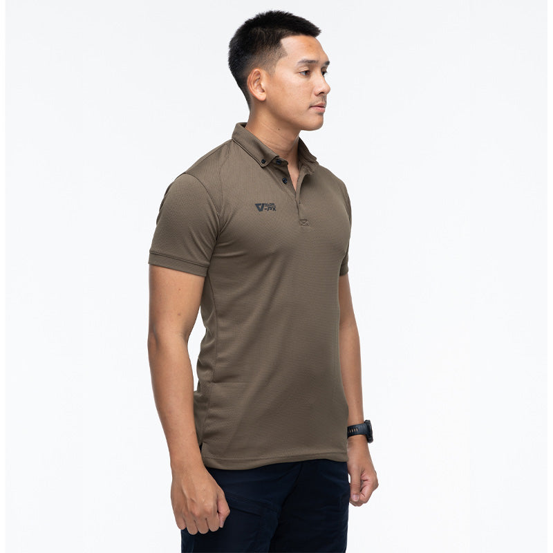 เสื้อโปโล VALOR PX - Proper Polo Shirts (Hiden 3D Screen Logo) เสื้อโปโลแขนสั้น ใส่สบาย