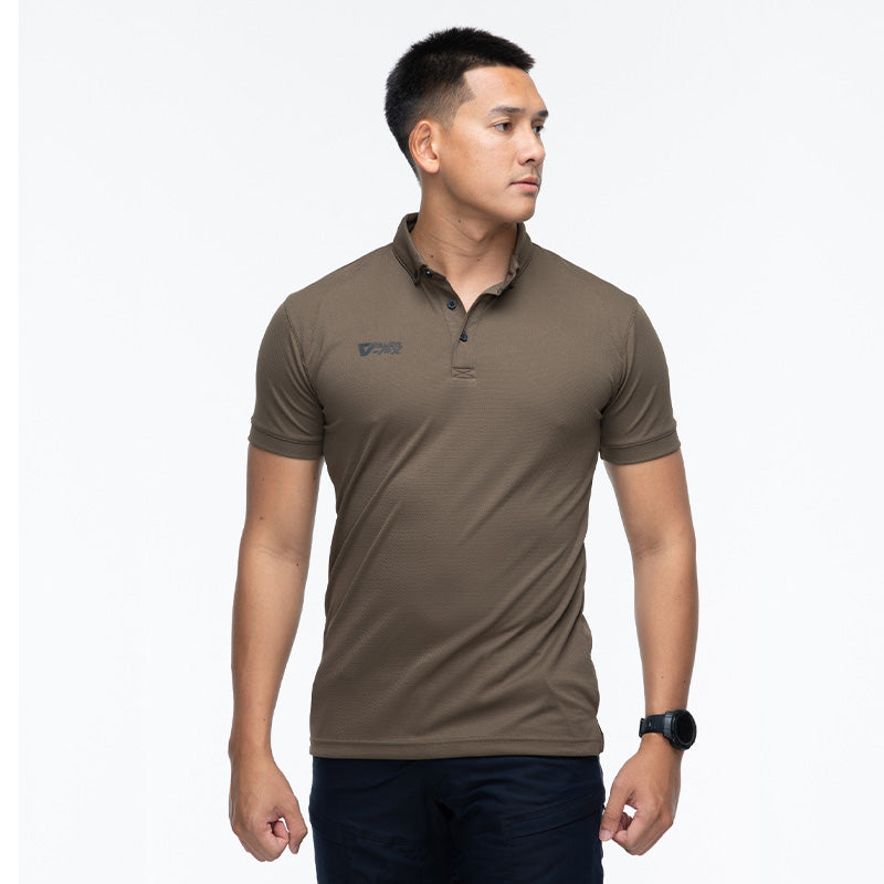เสื้อโปโล VALOR PX - Proper Polo Shirts (Hiden 3D Screen Logo) เสื้อโปโลแขนสั้น ใส่สบาย