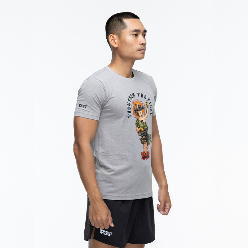เสื้อยืดสกรีนลาย VALOR PX - Tuentham Tactical T-Shirt 2024 เสื้อใส่เที่ยว ลายกราฟฟิค
