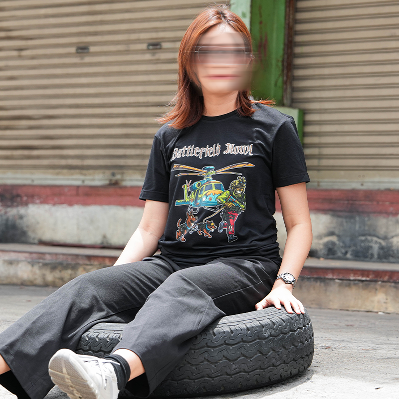 เสื้อยืดสกรีนลาย VALOR PX - Battlefield HowI T-Shirt เสื้อใส่เที่ยว ลายกราฟฟิค