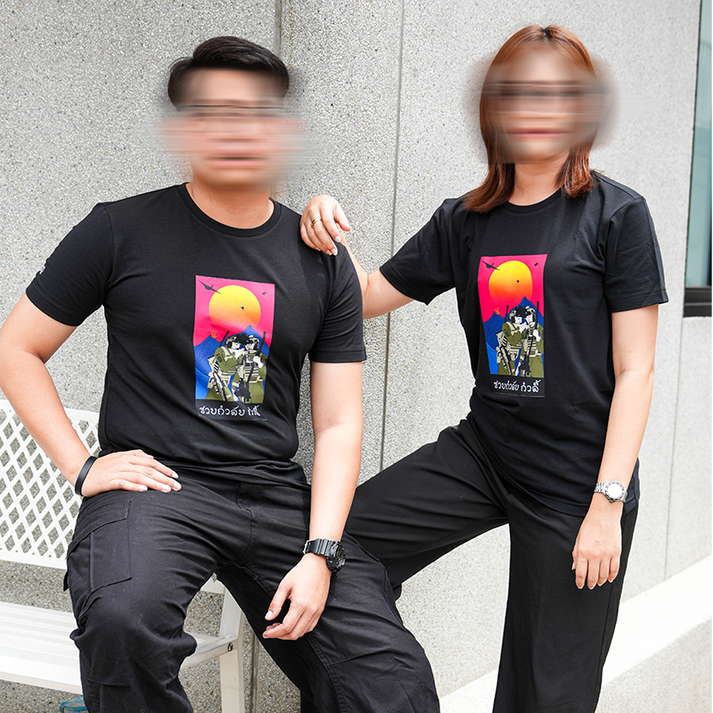 เสื้อยืดสกรีนลาย VALOR PX - Code talker T-Shirt เสื้อใส่เที่ยว ลายกราฟฟิค
