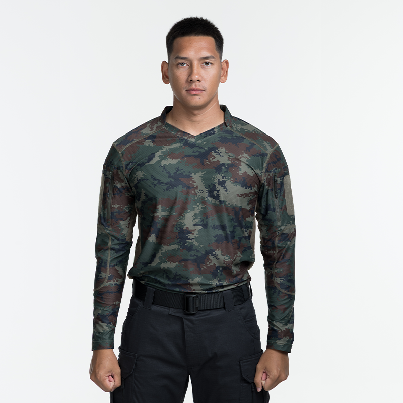 เสื้อลายทหาร VALOR PX - Standard Operation Shirt, SOS Gen2 เสื้อปฏิบัติการ แขนยาว คอวี