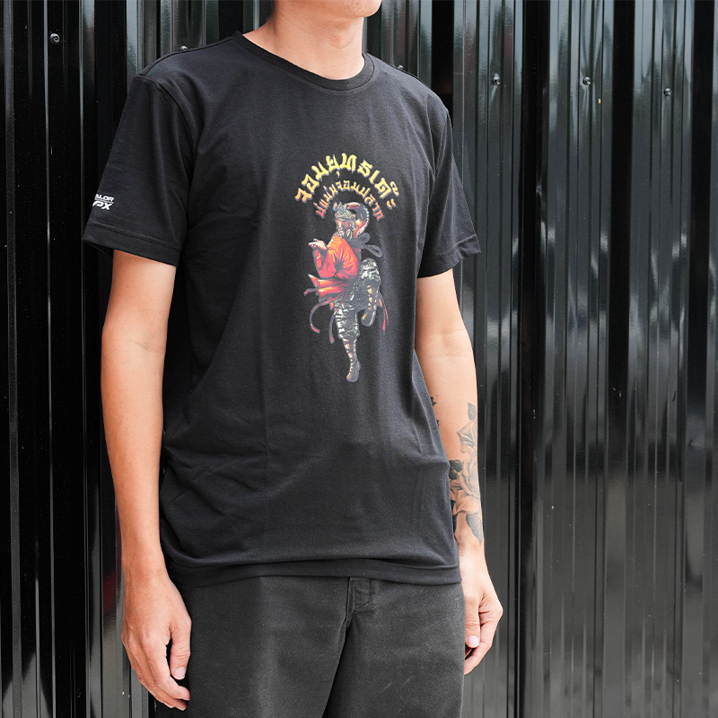 เสื้อยืดสกรีนลาย VALOR PX - จอมยุทธเด๊ะ บ่แม่นจอมปลวก T-Shirt เสื้อใส่เที่ยว ลายกราฟฟิค