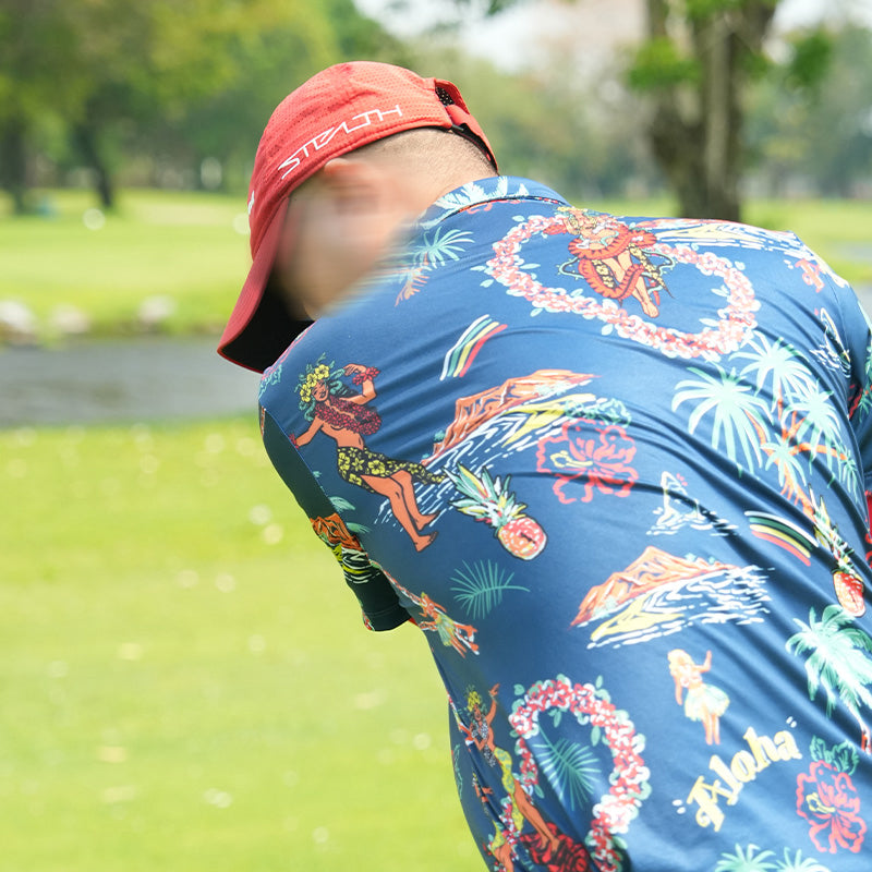 เสื้อฮาวาย VALOR PX - Aloha Vibe Polo Hawaii Shirts เสื้อใส่เที่ยว