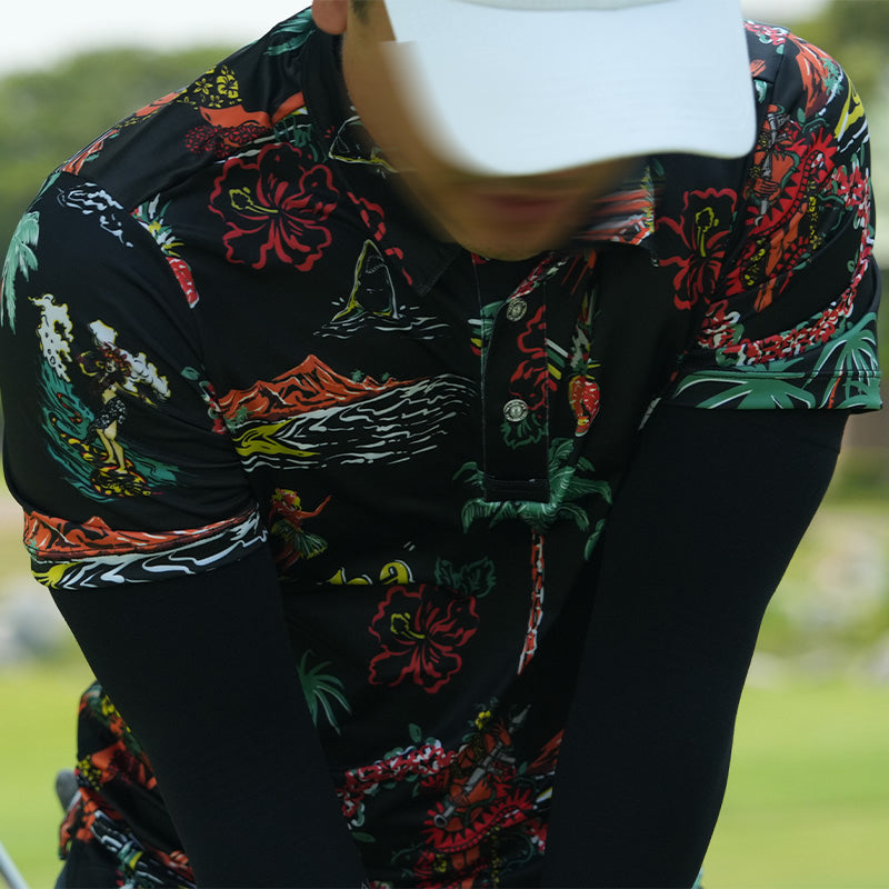 เสื้อฮาวาย VALOR PX - Aloha Vibe Polo Hawaii Shirts เสื้อใส่เที่ยว