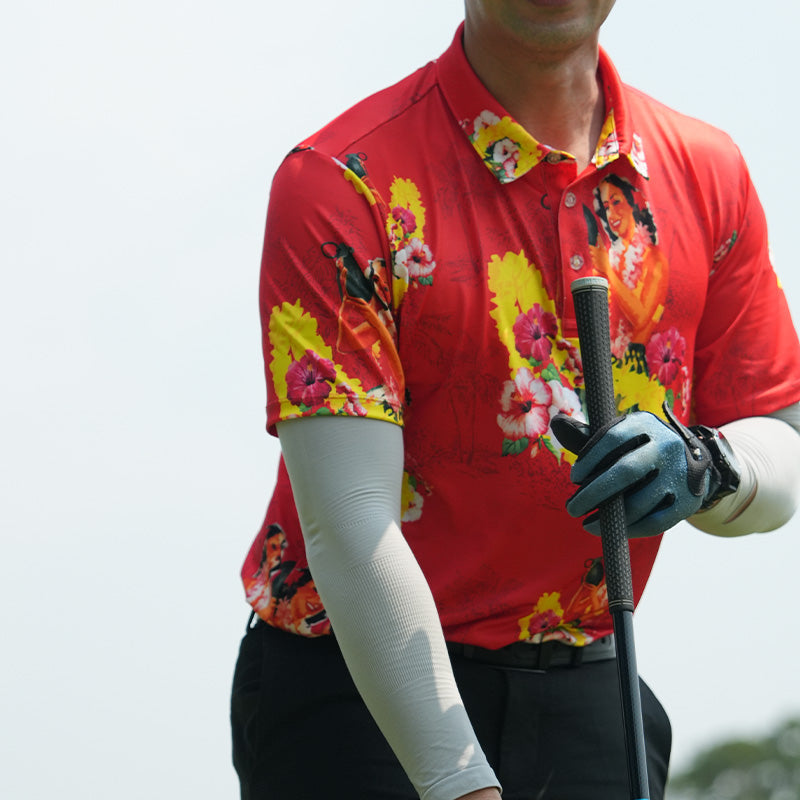 เสื้อฮาวาย VALOR PX - Girl Bomb Polo Hawaii Shirts เสื้อใส่เที่ยว